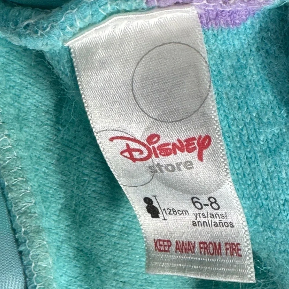 Disney Store Monsters Inc Sulley Plush Faux Fur Costume Kids Size 6-8 - Picture 5 of 9